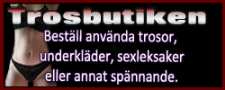 Trosbutiken | K�p anv�nda trosor, underkl�der, skor, strumpor eller annat sp�nnande i v�r Trosbutik.